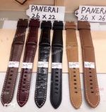 Officine Panerai Watch Band Replacement Genuine Leather Strap No Clasp